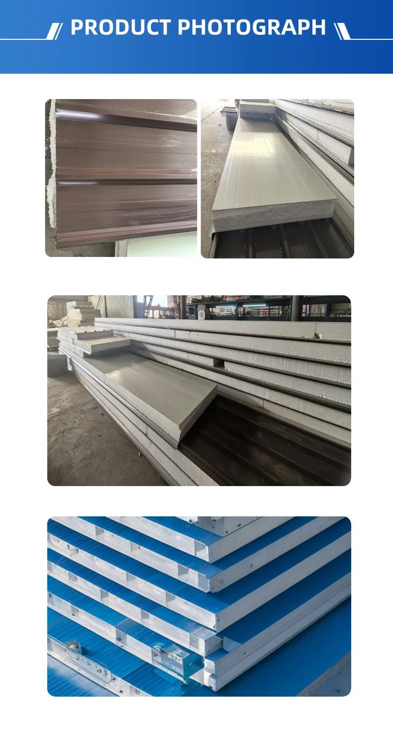 Wall roof eps sandwich panel/fireproof partition wall/wall sandwich panels factory