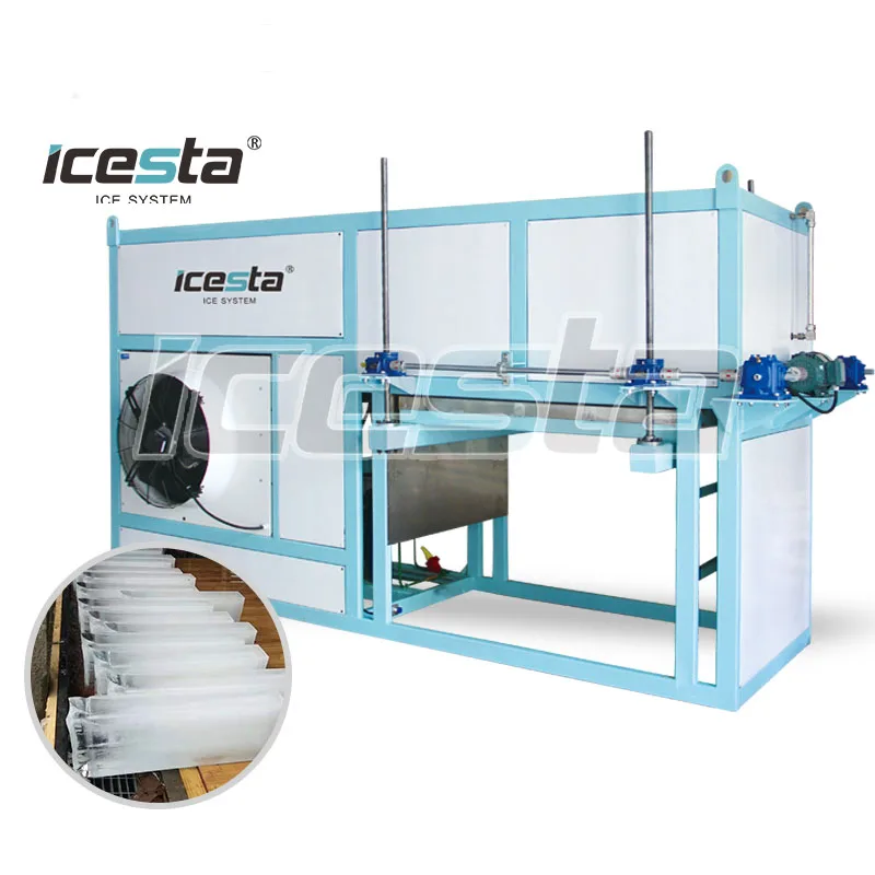 Good Price Containerized 1 3 5 Tons  Bloc De Glace Brine tank Block Ice Making Machine