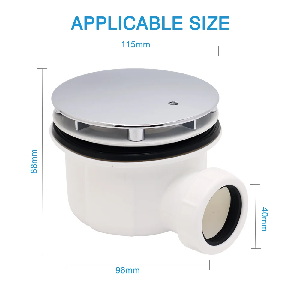 GUIDA 718020 Customized Wholesale Bathroom Plastic Shower Tray Drain Trap Waste