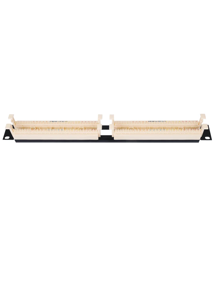 Best Price & Premium Quality 19" 1U 50-pair 110 Patch Panel for Network Installation manufacture