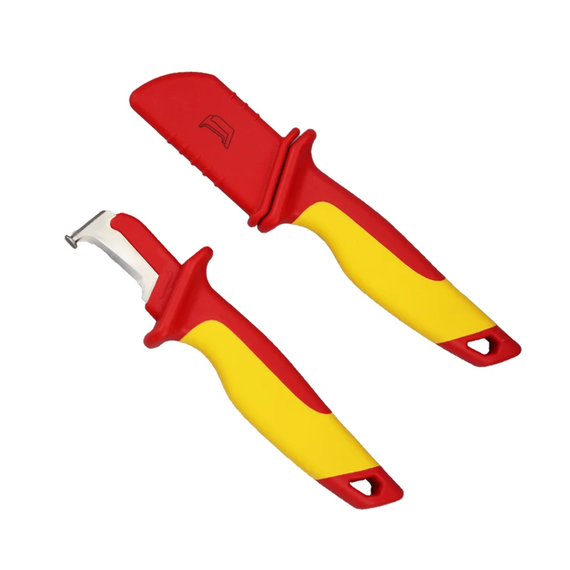 Met de hand getekende tekenfilm van een elektricien | Gratis Vector