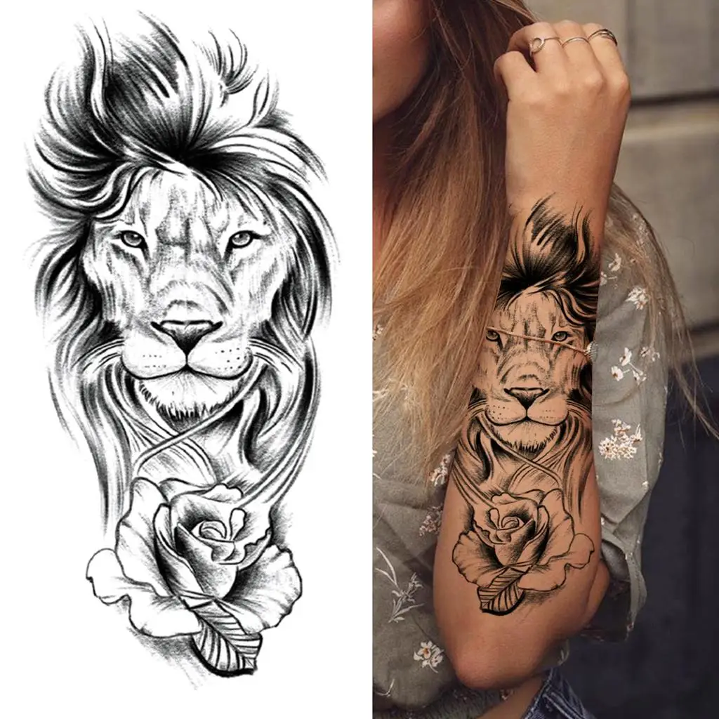 Tatuagem Temporária 3d Tigre Tattoo