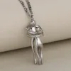 Silver-single pendant