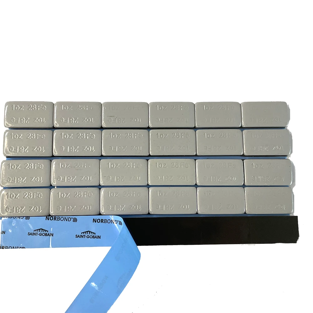 C-HORSE 1oz Adhesive Wheel Weights – 90-Piece Box – Gray Zinc-Coated – 3M Tape – W100SB-Gray-3M