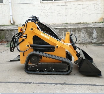 NEW 1.2ton ZT480 EPA Engine Diesel Wheel Crawler Mini Skidsteers Loader skidsteer attachments loader with Track