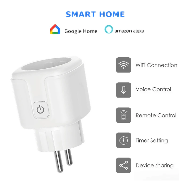 smart plug 230v wifi outlet compatible