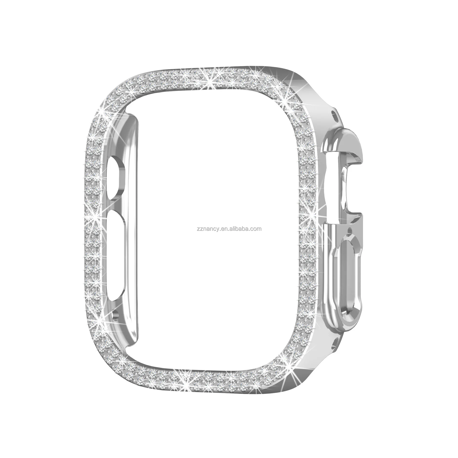 Luxury Bling Double Diamond Watch Cover For Apple Watch Case Bling