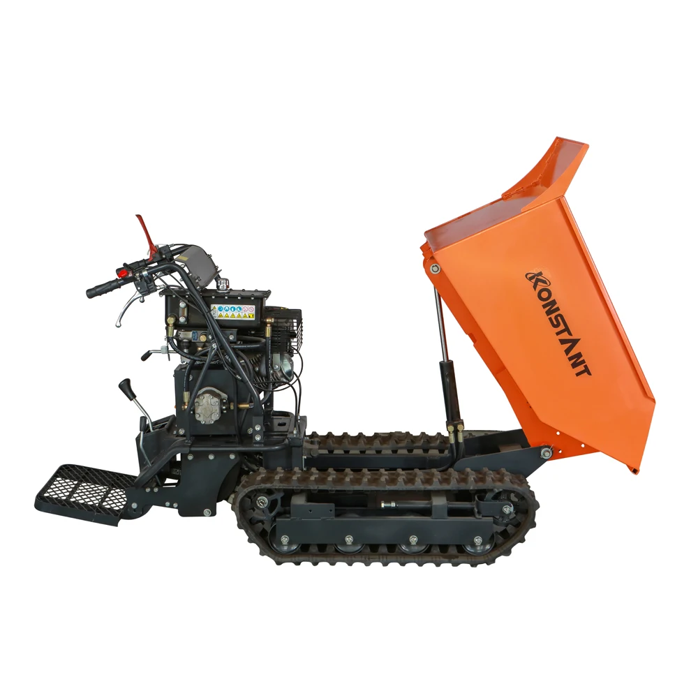Mini Raupen Dumper CE Approved  Dumpy  Mini Track Crawler Dumper  Mini Tractors  Hydraulic Tipping  Parkside Dumper Buggy