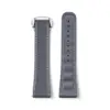 Gray + silver buckle