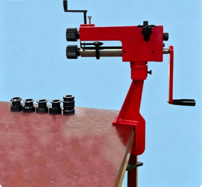 TEBAK RM08 Manual Bead Roller Machine High Quality Metal Sheet Rotary Forming Equipment