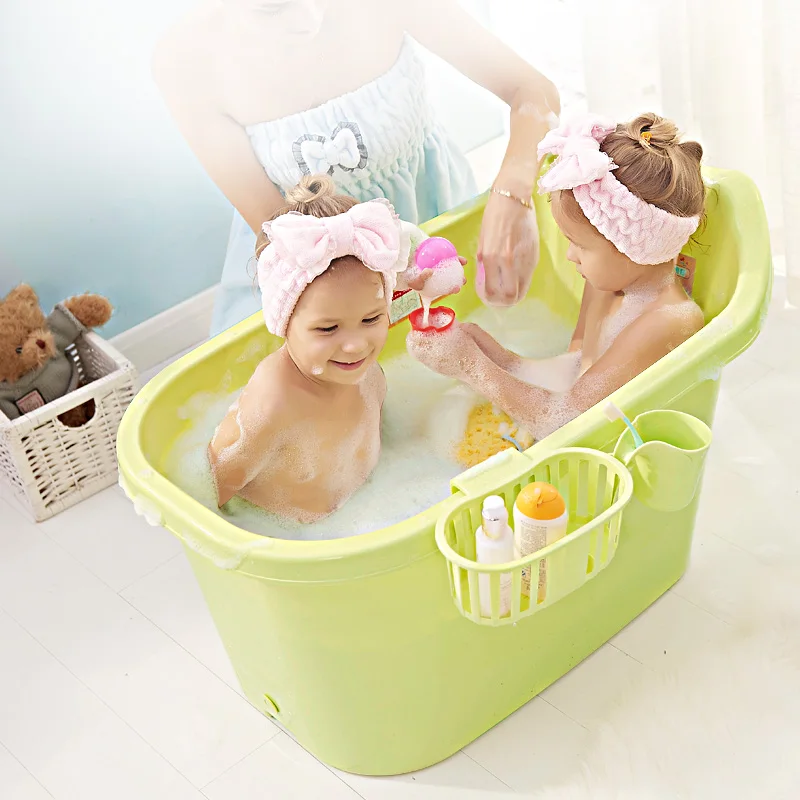 Горячая распродажа современная детская ванная комната на заказ отдельно стоящая пластиковая Ванна Для Уборки Помещений