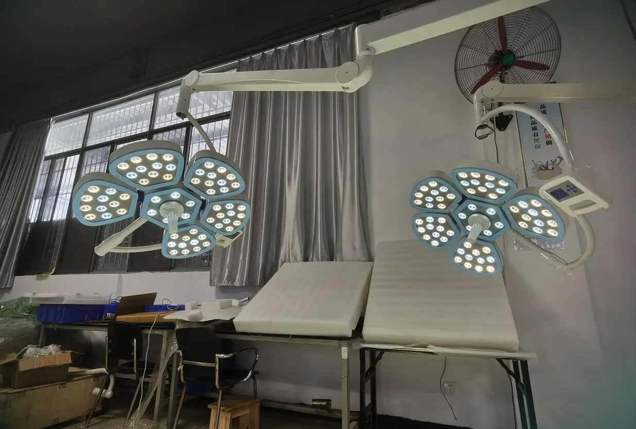 MICARE Flower LED E500/500 double arm light operation room LED Operating Light OR Light details