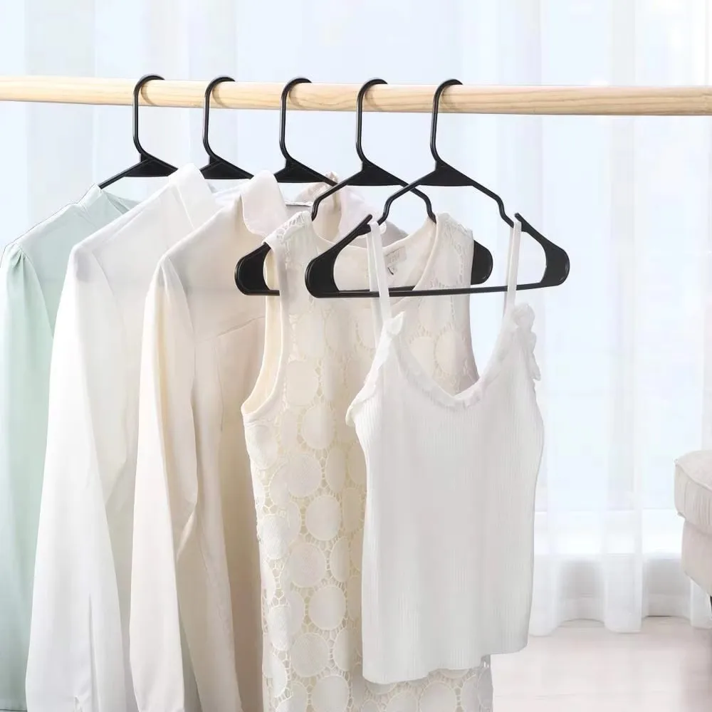 PP Plastic Hanger Wholesale Durable Slim Space Saving Cheap Hangers  adult hanger