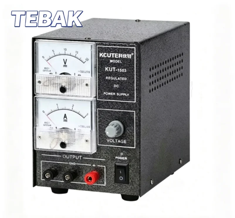 TEBAK Jewelry Brush Electroplating Rectifier, Portable Gold Gilding Electro Plating Machine for Metal Ornament Surface Plating