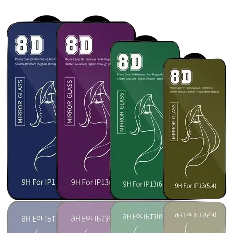Pellicola Vetro Temperato Specchio Per IPhone 15 14 13 12 11 Pro Max XR &ndash; Protezione