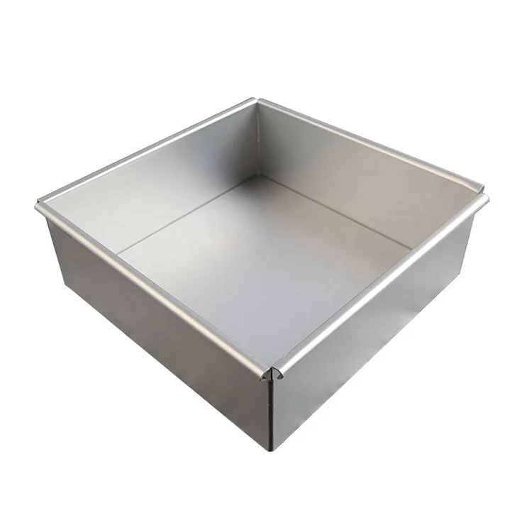 Square Cake Baking Pans Durable, Anodized Aluminium