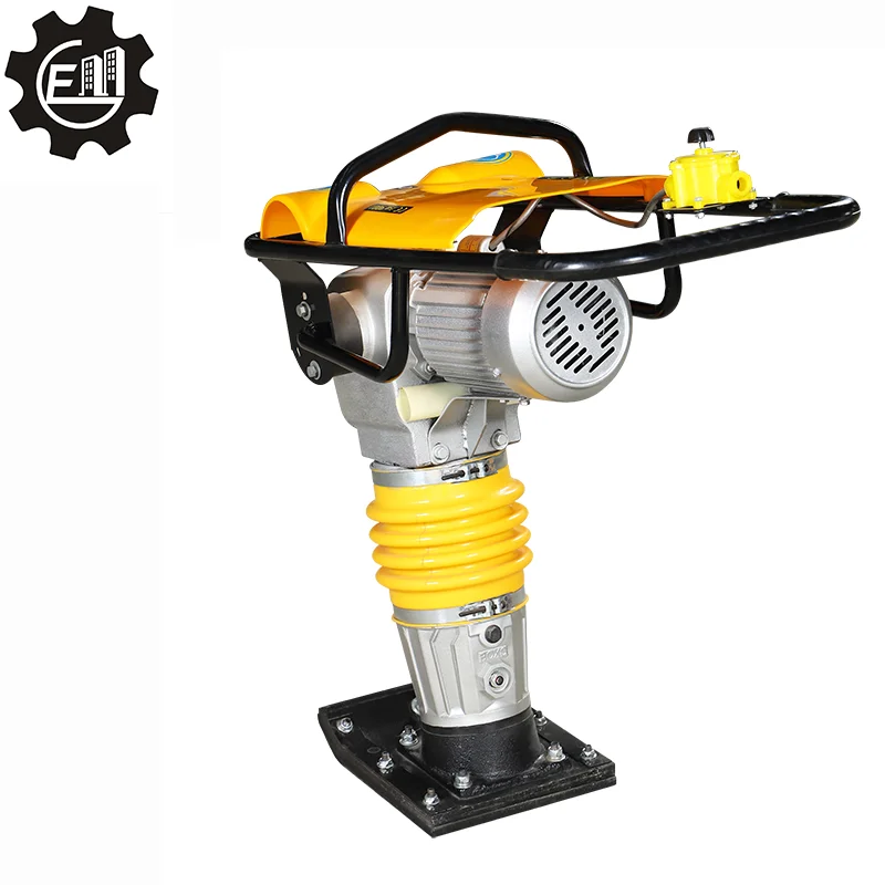 Высококачественный Ручной Ударный вибратор трамбовка почвы Электрический прыгающий домкрат уплотнитель HCD110 трамбовочный трамбовщик для продажи