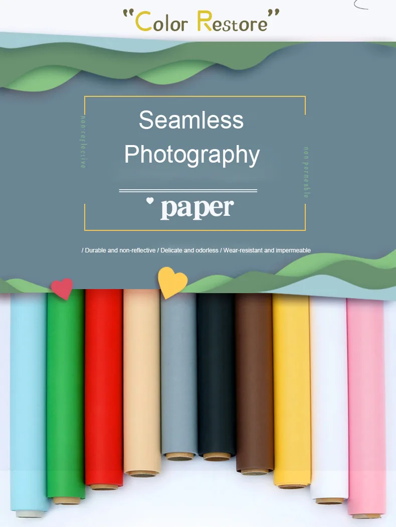 2.72x10m Solid Color Backdrops Seamless Photography Studio Photo