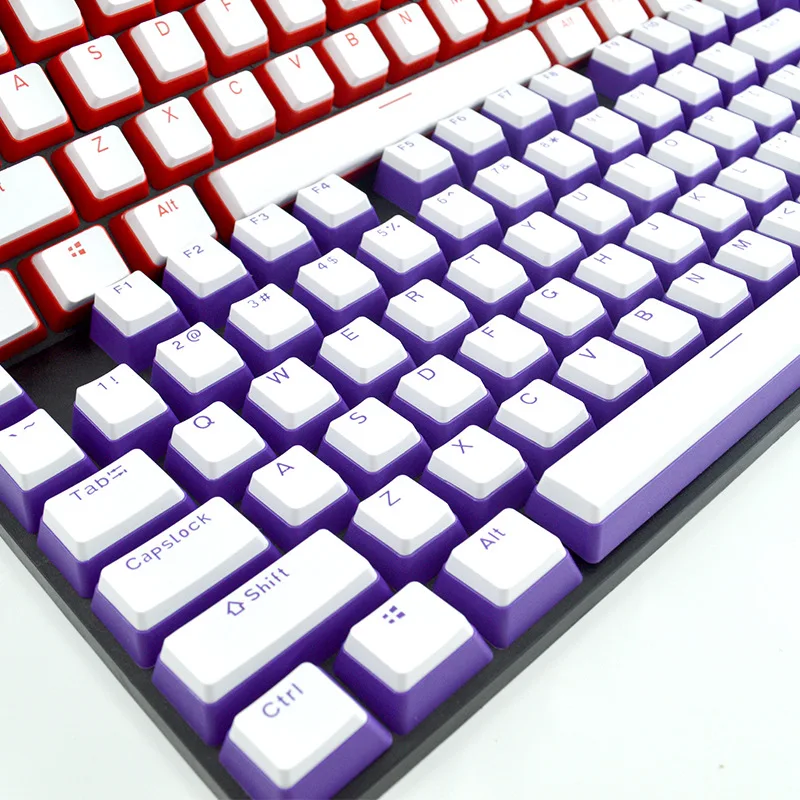 104 Stepped Pbt Pudding Keycaps 