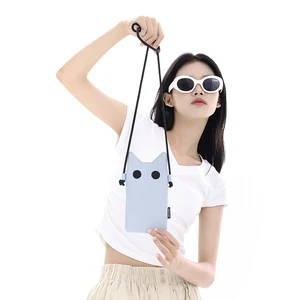 NOXXON Waterproof Nylon Small Square Phone Bag Designer Mobile Phone Bags Durable Solid Color Crossbody Bag for Leisure Travel