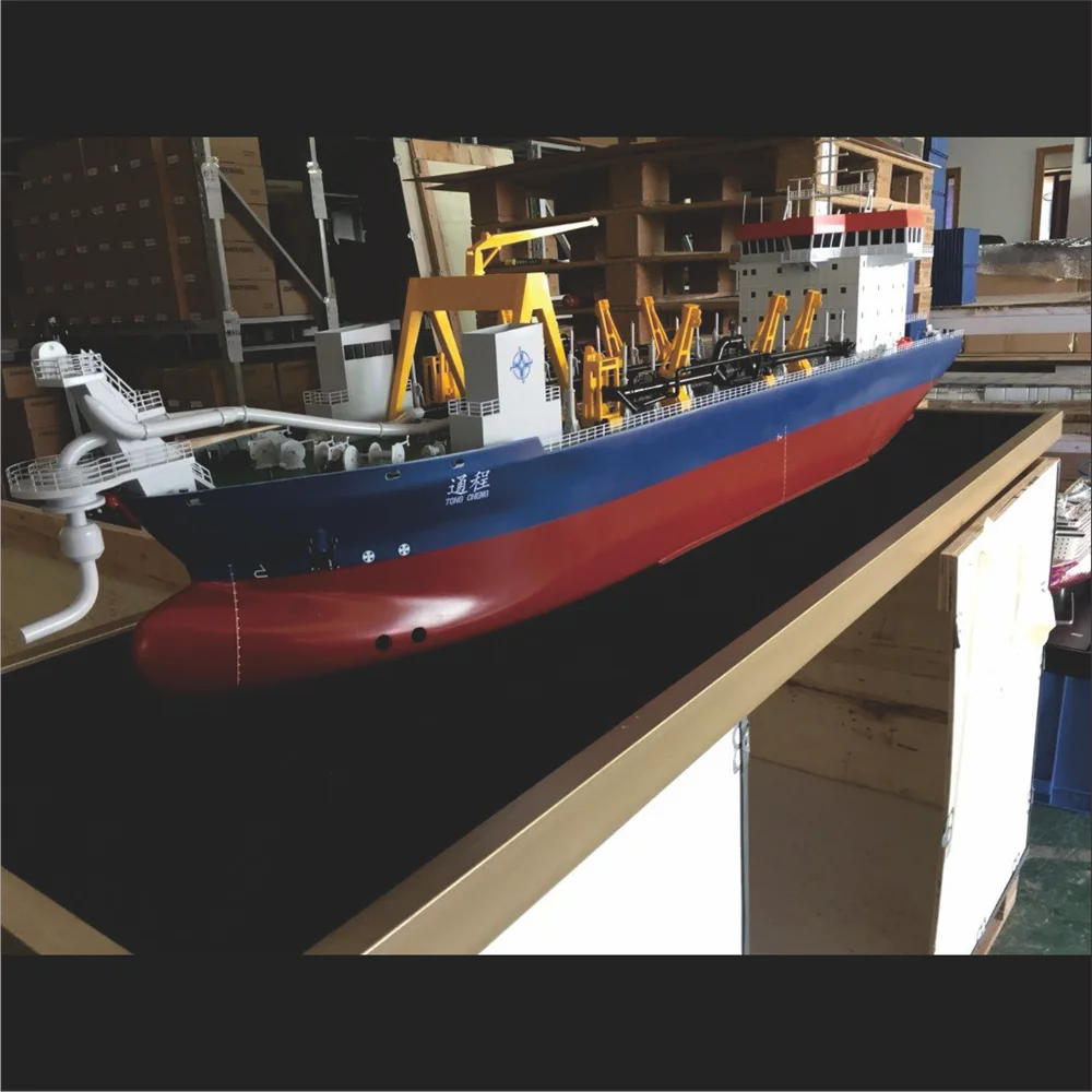 100cm TONGCHENG Dredger ship model Suction Dredge ship model Working ship model Baltic Shipyard O.A.S shipmodel