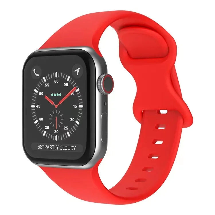 Silicone Sport Band For Apple Watch Series 7 6 5 4 3 Watch Band