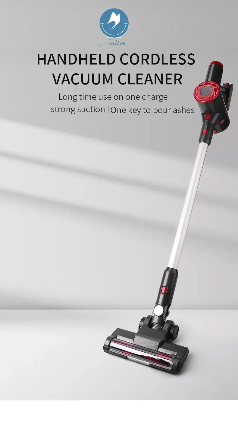 Home floor handheld cordless vacuum cleaner with high power suction 2 in 1