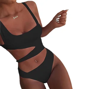 2021 New Sexy Women Swimwear One Piece Swimming Suit Women Summer Holiday Sexy Bathing Suit