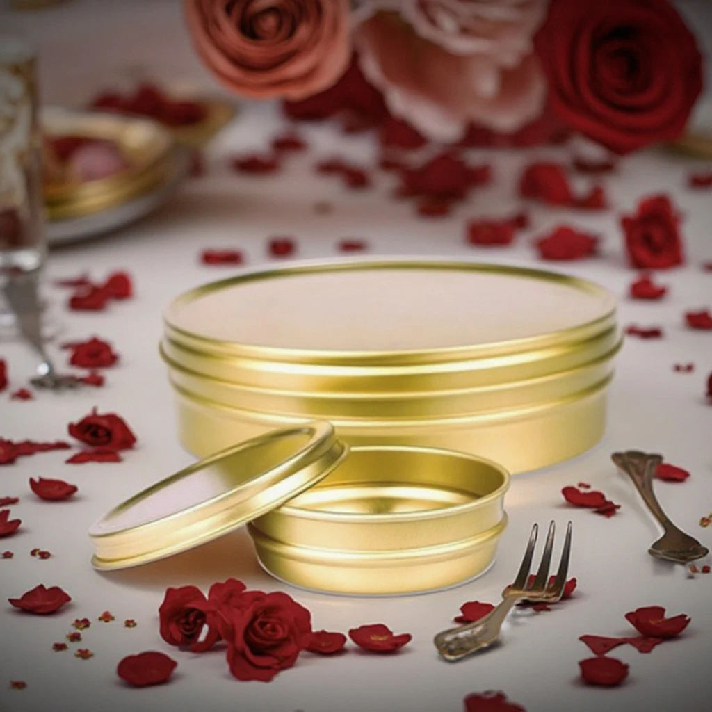 Luxury Tinplate & Aluminium Caviar Tin Box 500g/250g/125g/100g/50g/30g Recyclable Packaging for Food Distributors Restaurants