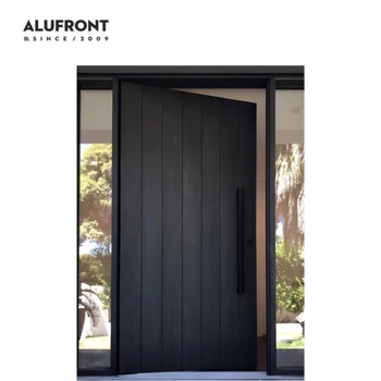 Custom Modern Aluminum Entry Doors Security Aluminum Door Main Entrance Aluminum Door Design with Smart Lock for Villa