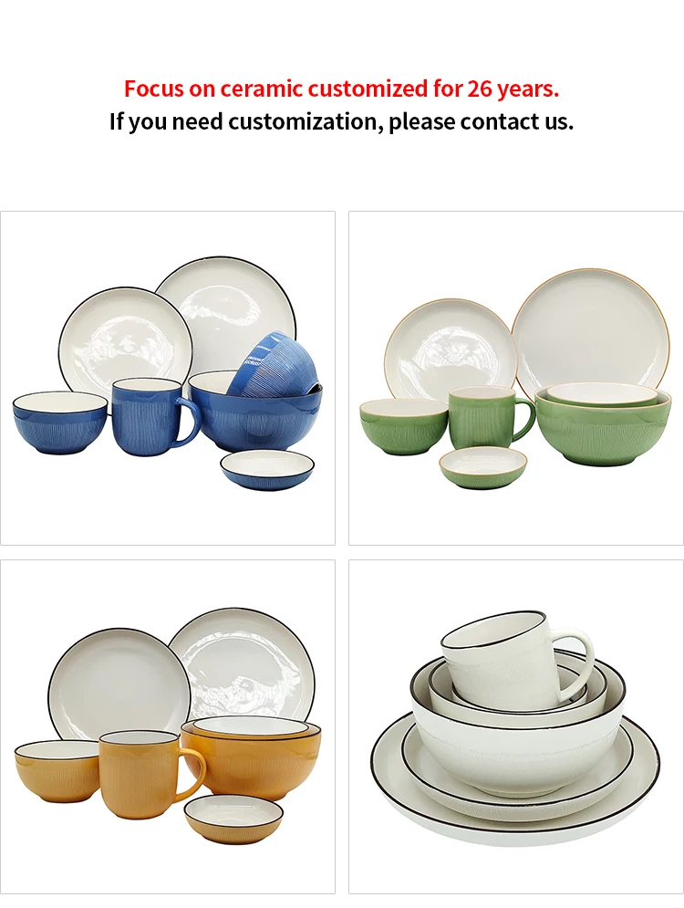 Custom Wholesale White Cheap Ceramic Dinnerware Sets Ceramic Kitchen