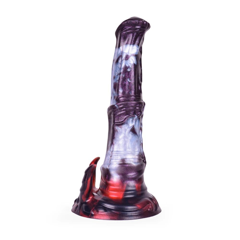 Popular 9.2 Inch Multi-Color Soft Massive Silicone fantasy Realistic strong Suction Horse Dildo Anal Sex Toy for Women Men