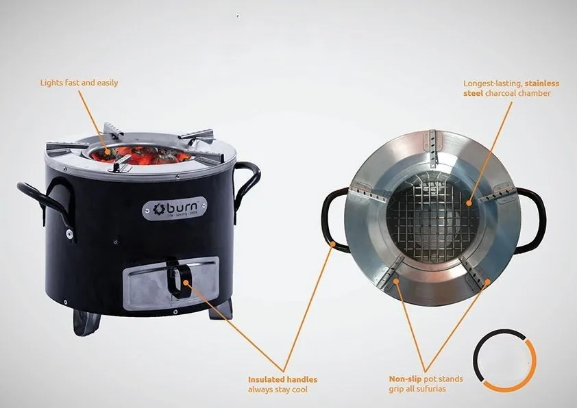 African Stainless Steel Domestic Wood Stove Firewood Stove For Cooking