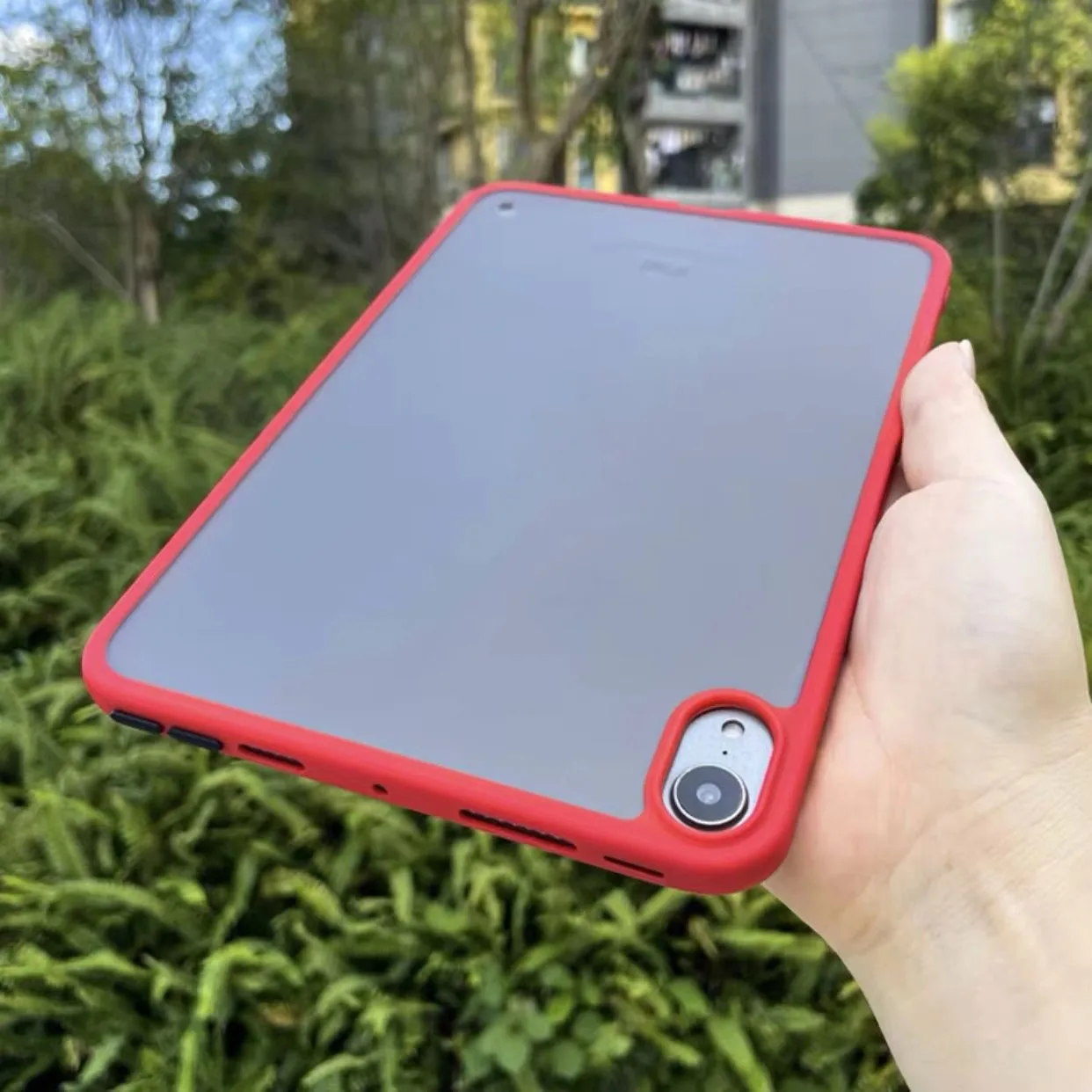 product laudtec frosted translucent tpu pc tablet protective case for ipad 10th generation simple business cover shockproof shell pbk317-7