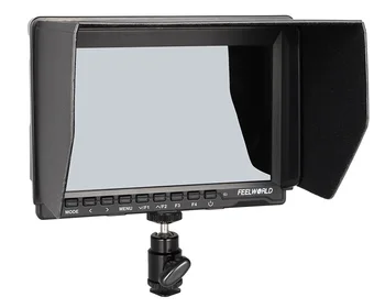 FEELWORLD FW759 7 Inch DSLR Camera Field Monitor 4K Input IPS HD 1280x800 LCD Display Video Assist  for Camera detail image