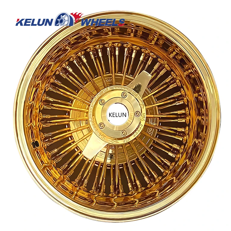 Shop Our New Zenith Styles Wheels - 13 Inch Gold Wire Wheels