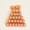 Warm orange-white font