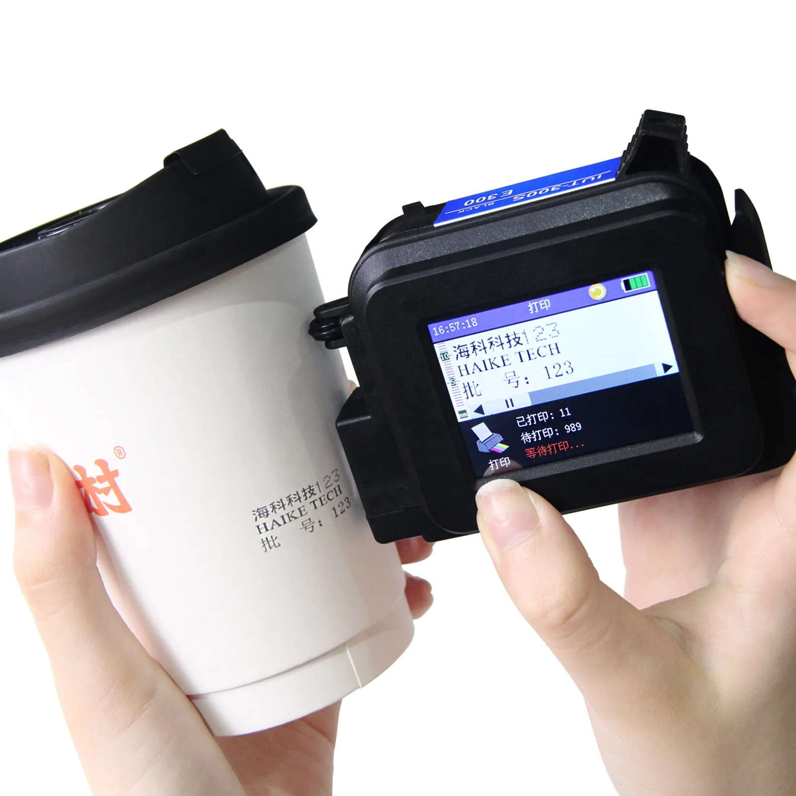 Portable Expiry Date Handjet Machine Handheld Inkjet Printer