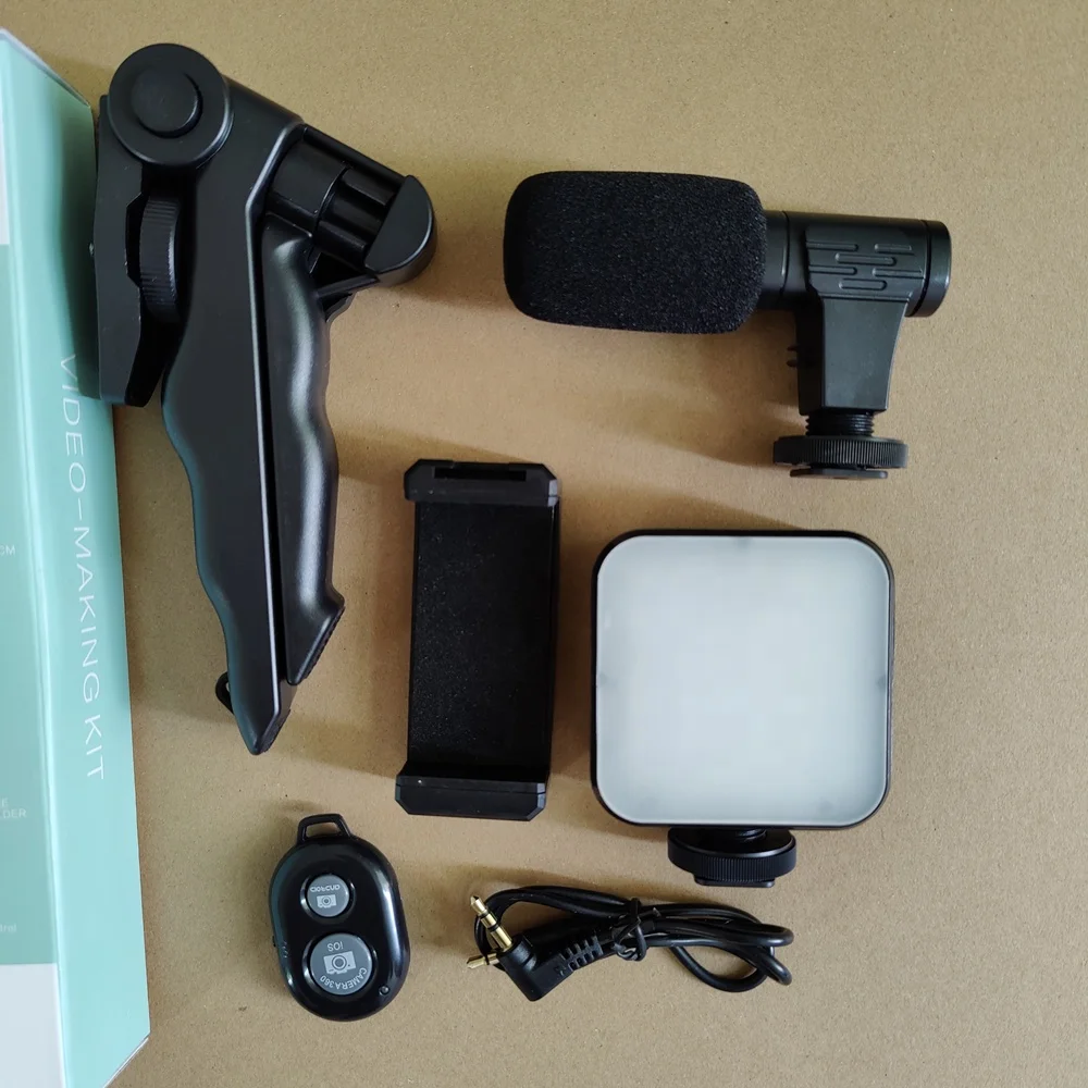 Vlog Beginners Smartphone Video Kit AY-49 LED Light