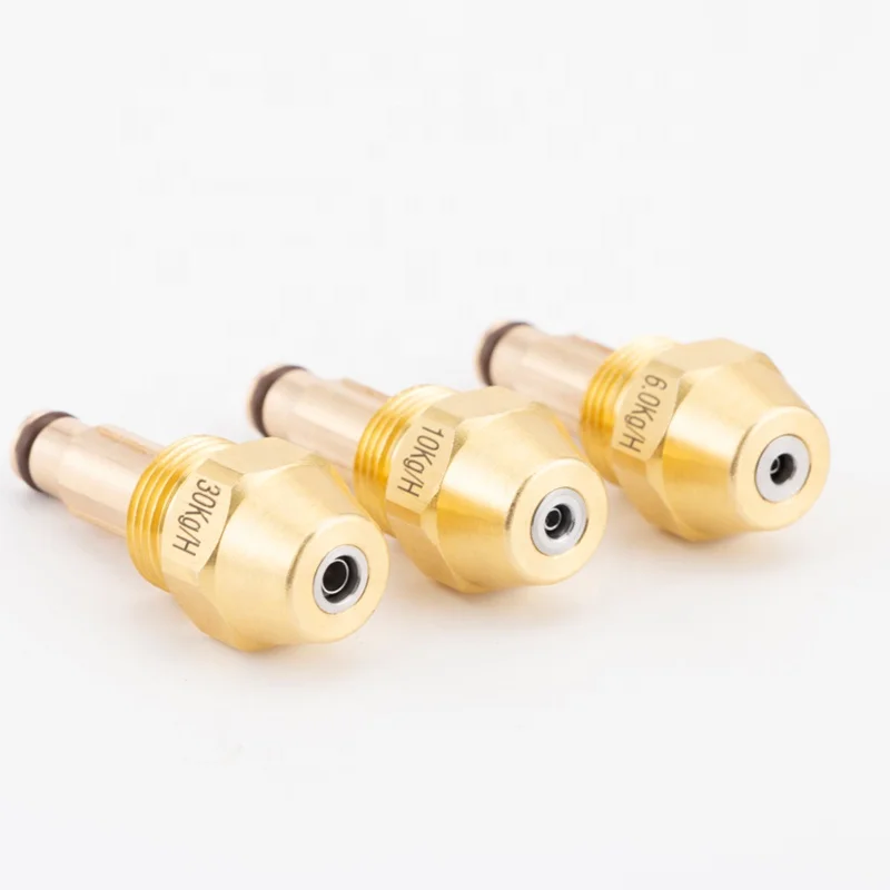 Запчасти для тяжелого масляного бойлера топливная форсунка на спиртовой основе Форсунка отработанного масла и воздуха латунная
