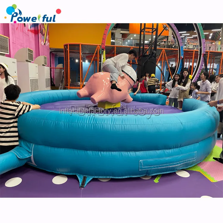 Unicorn Rodeo Ride Commercial Outdoor Mechanical Bull Rodeo Horse Ride Game Inflatable ...