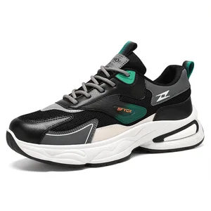 2026 Mens Summer Shoes Breathable Versatile Odorless Wear-Resistant Mesh Material Dual Sports-Casual Use Thick Soles Slip-On