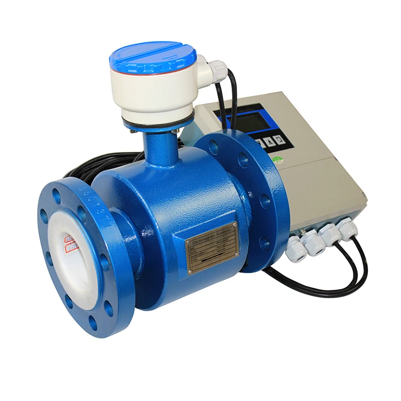 Remote Display Dn150 Electromagnetic Water Flow Meter Irrigation