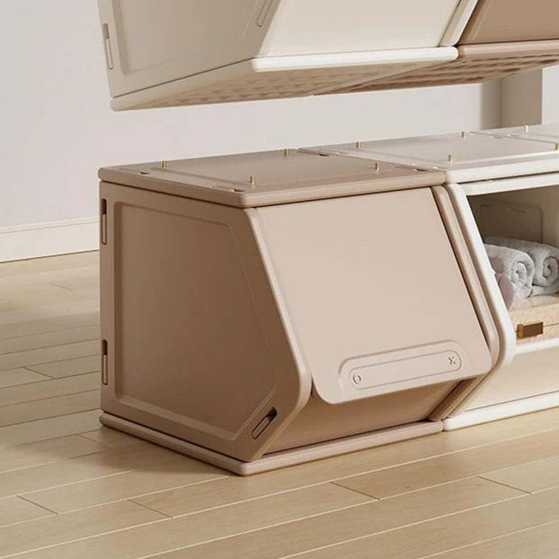 Modern Living Minimalist Foldable Plastic Cabinets for Home Living Room Bedroom Dining & School Safe & Supermarket Application factory