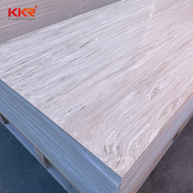 Artificial Faux Stone Panel Solid Surface Sheet Acrylic Table Tops Solid Surface Sheets