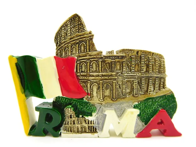 イタリアローマコロッセオコロッセオツーリスト旅行お土産3D樹脂冷蔵庫