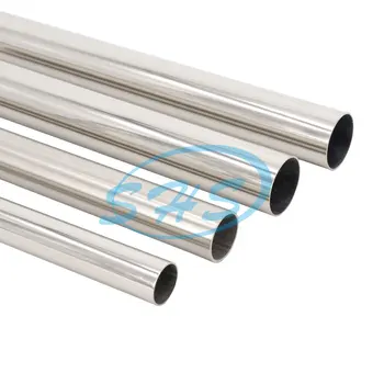 AISI 304 grade round stainless steel pipe welding stainless steel pipe/tube with mirror surface for bathroom pillar