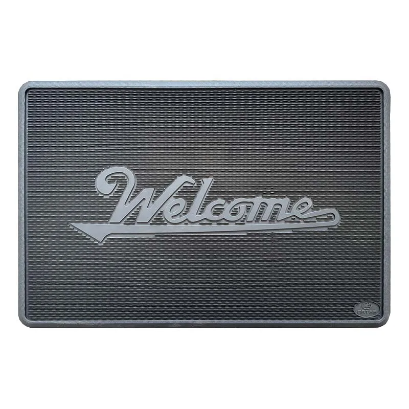 Premium Modern Striped Latex/Rubber Non-Slip Washable Door Mat for Indoor/Outdoor Use in Home Office & Hotel factory