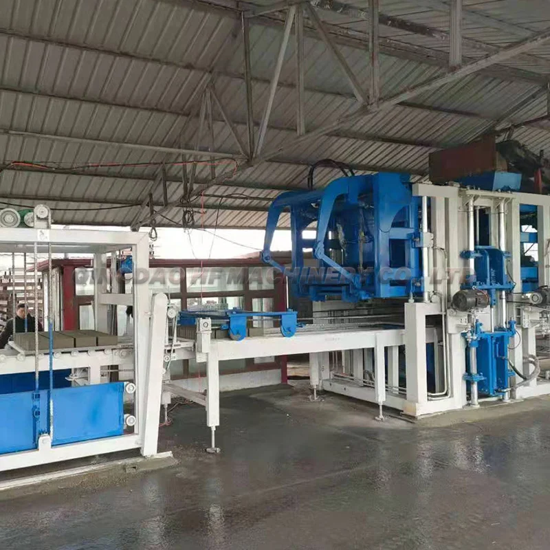 M8 Japanese Tiger Automatic Mold Vibration Concrete Paving Brick Block Making Machine for Sale