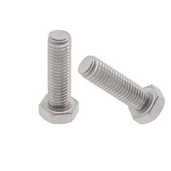 M12 Hexagon Head Bolts Din6912 Standard X75MM Incoloy 800H Nickel Alloy Plain Finish